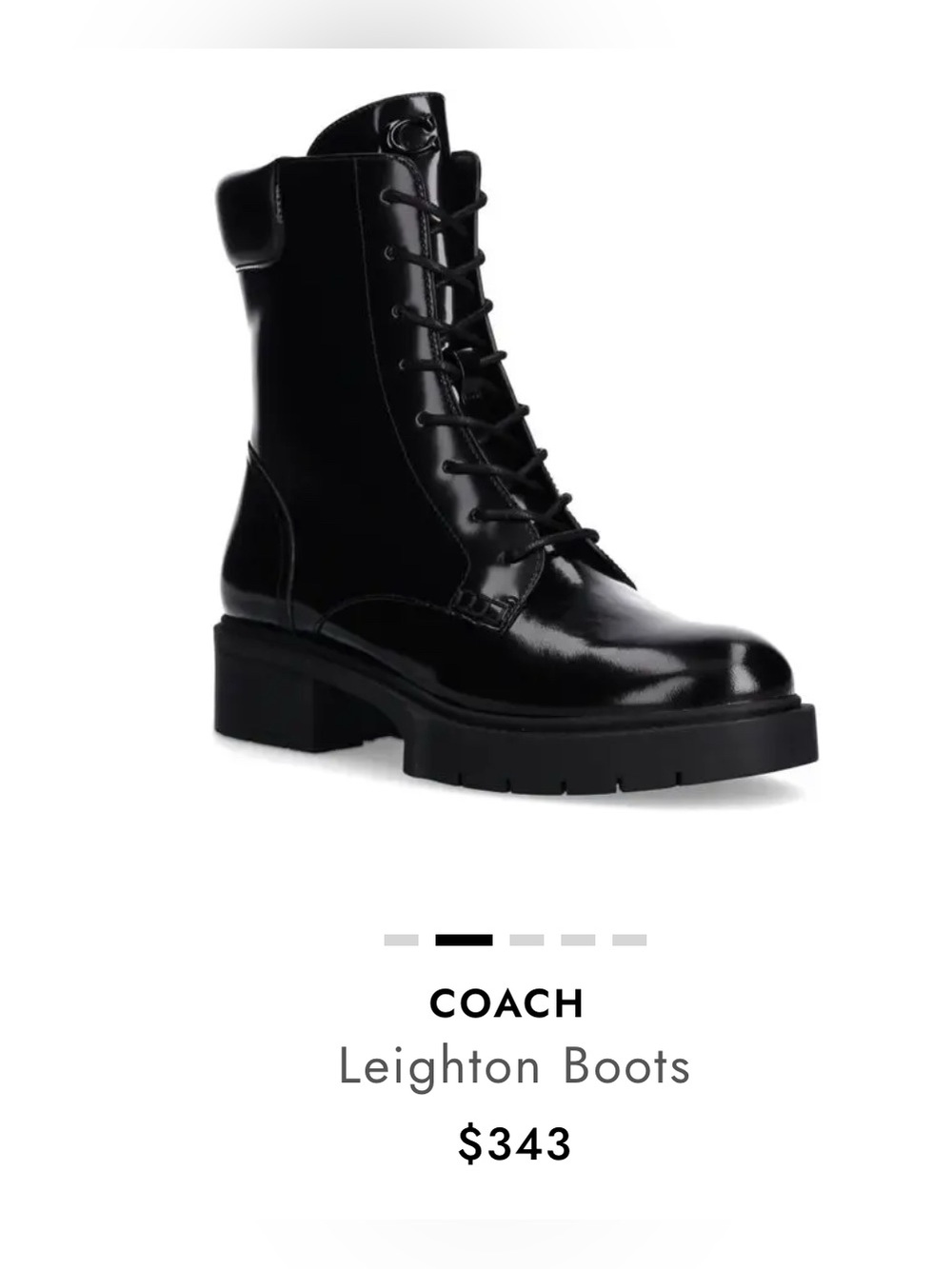 NWOT ◼️ COACH
Leighton Boots◼️